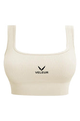 Veleur Harmony Bra, nahtloser Sport-BH für Damen, geripptes Design, atmungsaktives Material, ultimativer Halt für Training und Alltag.