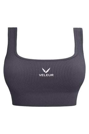 Veleur Harmony Bra, nahtloser Sport-BH für Damen, geripptes Design, atmungsaktives Material, ultimativer Halt für Training und Alltag.